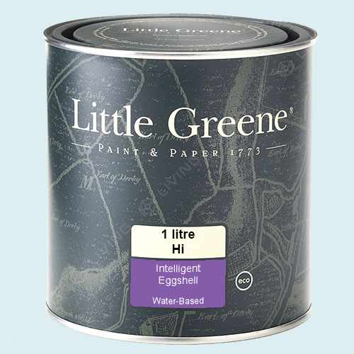 картинка Краска Little Greene Intelligent Eggshell (Acrylic Eggshell) цвет Delicate Blue №248 от LIVING