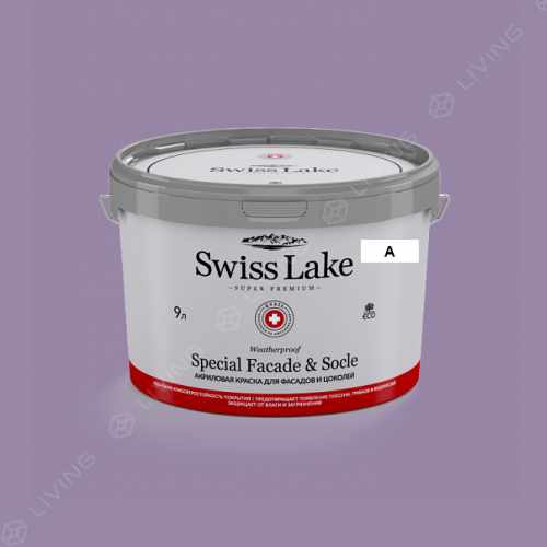 картинка Краска Swiss Lake Special Faсade & Socle цвет solferino red №1833 от LIVING