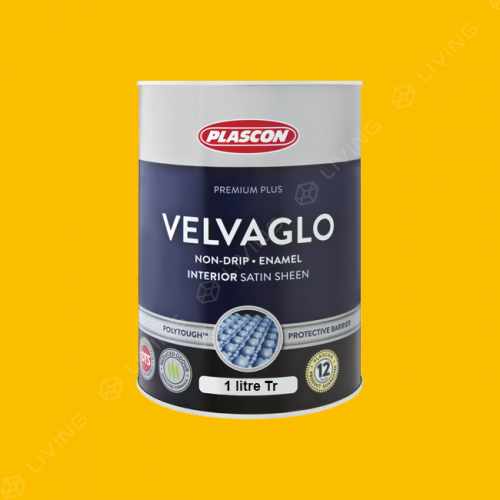 картинка Краска Plascon VELVAGLO WB цвет Lavish Lemon арт.Y5-A1-1 от LIVING