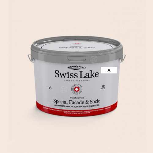 картинка Краска Swiss Lake Special Faсade & Socle цвет mellow buff №381 от LIVING
