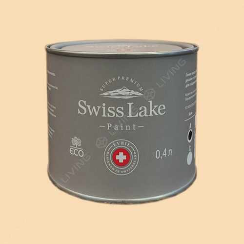 картинка Краска Swiss Lake Wall Comfort 7 цвет PEACH DIP №1124 от LIVING