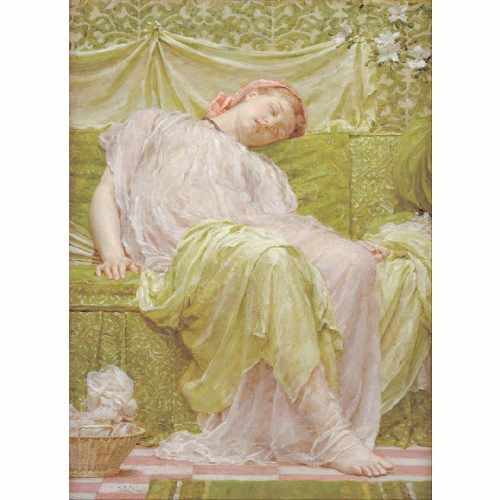 картинка Фреска Affresco, коллекция Фрески и фотообои, арт. Albert Moore A workbasket Россия от LIVING