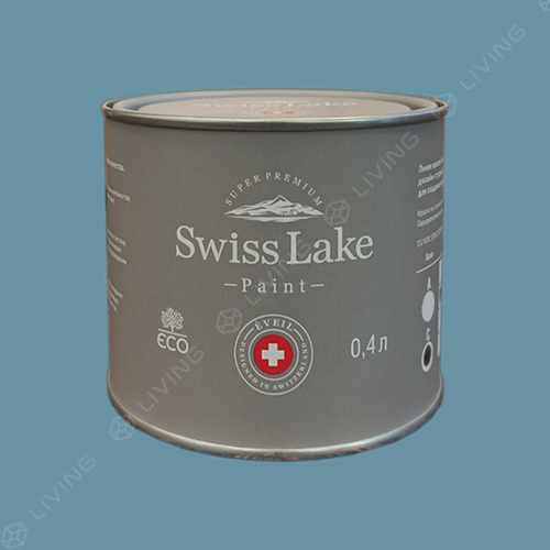 картинка Краска Swiss Lake Wall Comfort 7 цвет  blue moon №2189 от LIVING