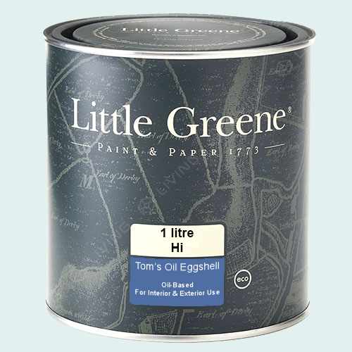 картинка Краска Little Greene Toms Oil Eggshell цвет Celestial White №262 от LIVING