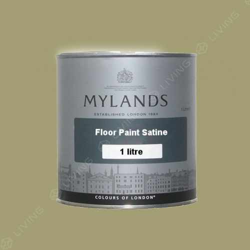 картинка Краска Mylands Floor Paint Satine цвет London Plane №200 от LIVING