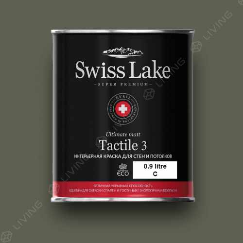 картинка Краска Swiss Lake Tactile 3 цвет cypress №2564 от LIVING