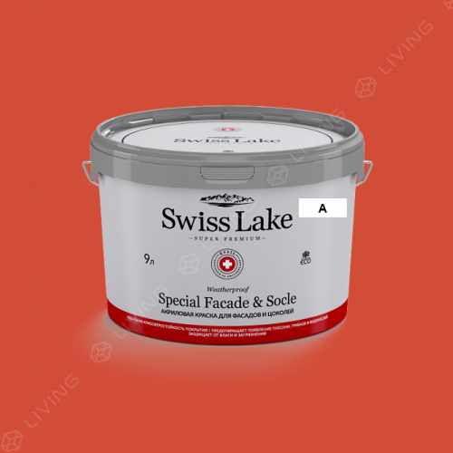 картинка Краска Swiss Lake Special Faсade & Socle цвет orange peel №1499 от LIVING