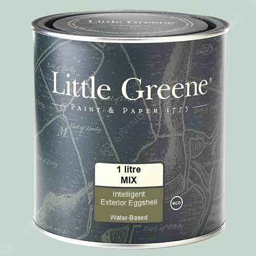 картинка Краска Little Greene Intelligent Exterior Eggshell цвет Aquamarine Mid №284 от LIVING