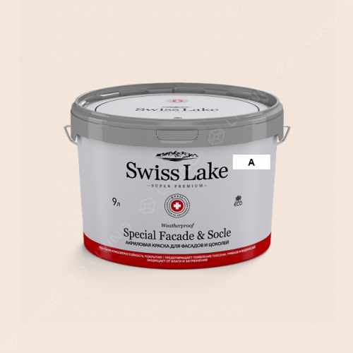 картинка Краска Swiss Lake Special Faсade & Socle цвет almond buff №382 от LIVING