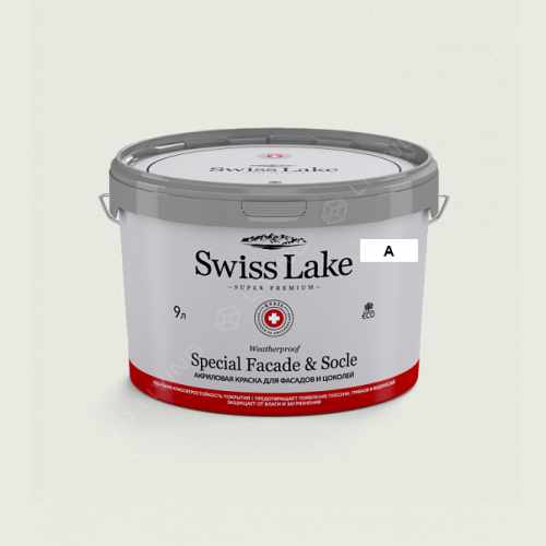 картинка Краска Swiss Lake Special Faсade & Socle цвет fresh cucumber №76 от LIVING