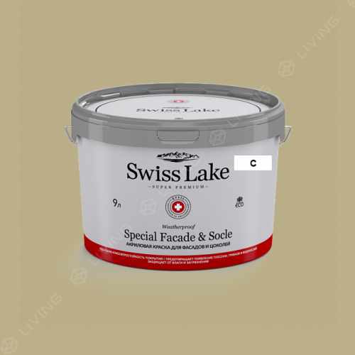 картинка Краска Swiss Lake Special Faсade & Socle цвет misty mooв №2606 от LIVING