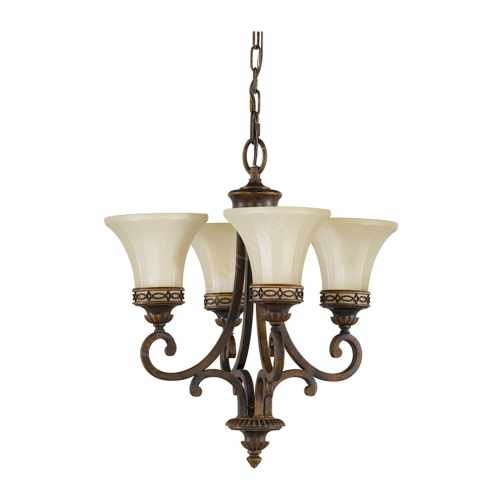 картинка Люстра Feiss коллекция Drawing Room, арт. FE-DRAWING-ROOM4 (коричневый) от LIVING