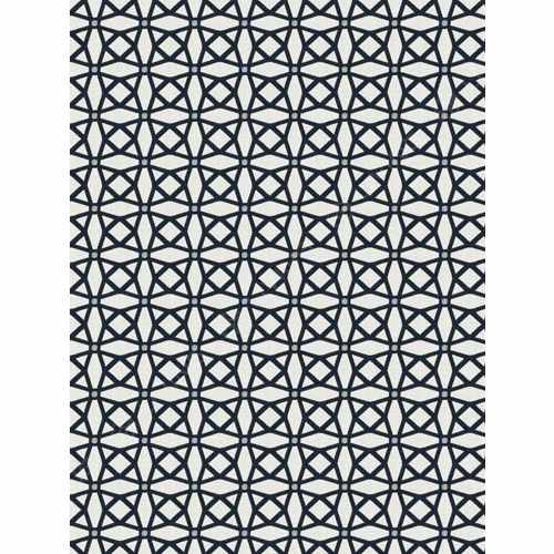 Ткань Fabricut, коллекция: Natural Nuances (5 Books) Indigo, арт. Tension Lattice/Navy, Индия