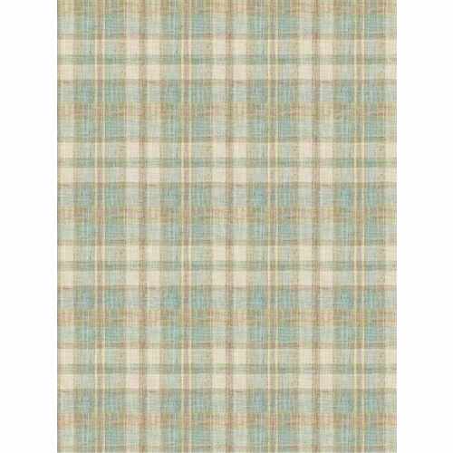 Ткань Fabricut, коллекция: Natural Nuances (5 Books) Mineral, арт. Edgevale Plaid/Robin's Egg, Индия