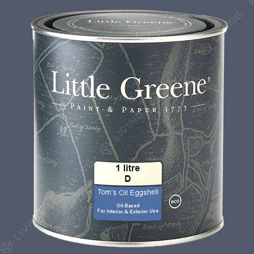 картинка Краска Little Greene Toms Oil Eggshell цвет Juniper Ash №115 от LIVING