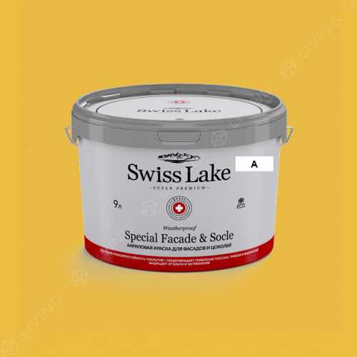 картинка Краска Swiss Lake Special Faсade & Socle цвет yellow sweet cherry №1046 от LIVING