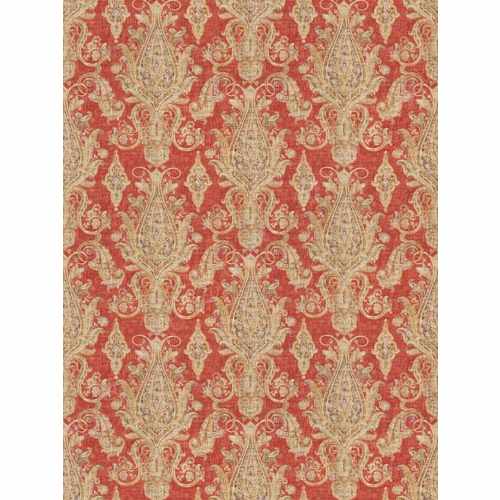 Ткань Fabricut, коллекция: Natural Nuances (5 Books) Sedona, арт. Millard Paisley/Red Sienna, Индия