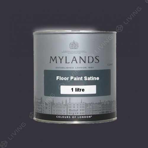 картинка Краска Mylands Floor Paint Satine цвет Blackout №41 от LIVING