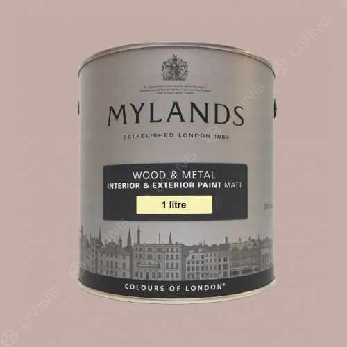 картинка Краска Mylands Wood&metal matt цвет Pale Lilac №246 от LIVING