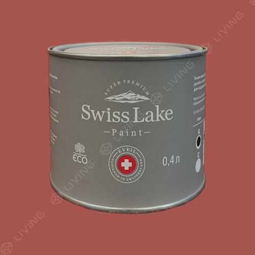 картинка Краска Swiss Lake Wall Comfort 7 цвет passion №1443 от LIVING