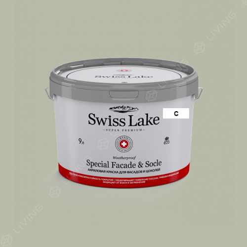 картинка Краска Swiss Lake Special Faсade & Socle цвет bog №2625 от LIVING