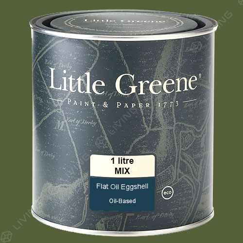 картинка Краска Little Greene Flat Oil Eggshell цвет Jewel Beetle №303 от LIVING