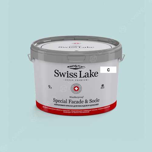 картинка Краска Swiss Lake Special Faсade & Socle цвет Baby's Lullaby №2373 от LIVING