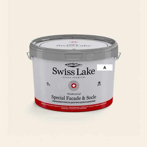 картинка Краска Swiss Lake Special Faсade & Socle цвет vanillin №158 от LIVING