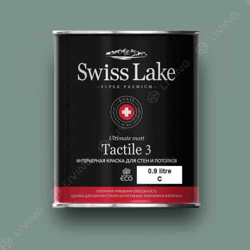 картинка Краска Swiss Lake Tactile 3 цвет rain №2289 от LIVING