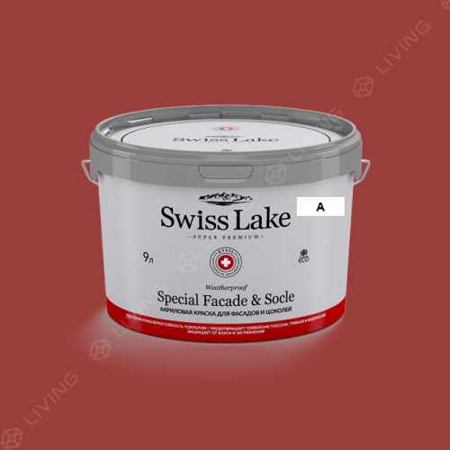 картинка Краска Swiss Lake Special Faсade & Socle цвет flammeous sunset №1428 от LIVING