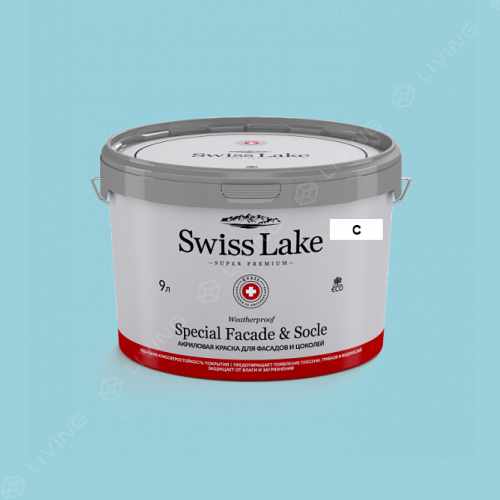 картинка Краска Swiss Lake Special Faсade & Socle цвет endless ocean №2114 от LIVING