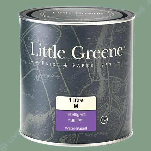 картинка Краска Little Greene Intelligent Eggshell (Acrylic Eggshell) цвет Aquamarine Deep №198 от LIVING