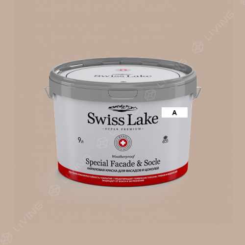 картинка Краска Swiss Lake Special Faсade & Socle цвет dusty trail №487 от LIVING