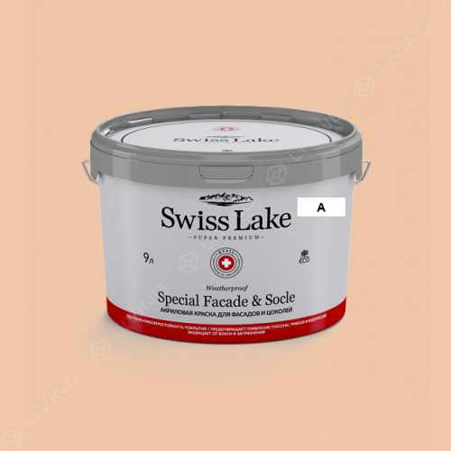 картинка Краска Swiss Lake Special Faсade & Socle цвет coffee foam №1210 от LIVING