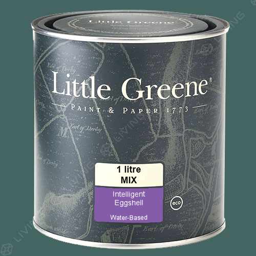 картинка Краска Little Greene Intelligent Eggshell (Acrylic Eggshell) цвет Goblin №311 от LIVING