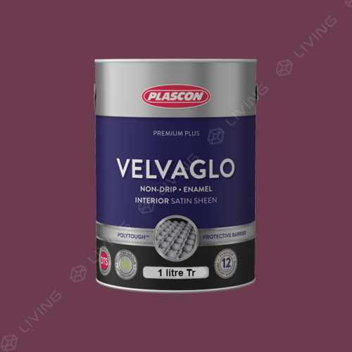 картинка Краска Plascon VELVAGLO цвет Red Wine арт.R1-D1-1 от LIVING