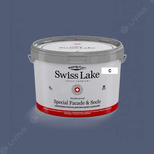 картинка Краска Swiss Lake Special Faсade & Socle цвет southern night №1959 от LIVING