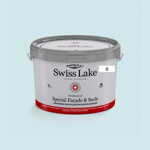 картинка Краска Swiss Lake Special Faсade & Socle цвет GREEN TEASE №2371 от LIVING