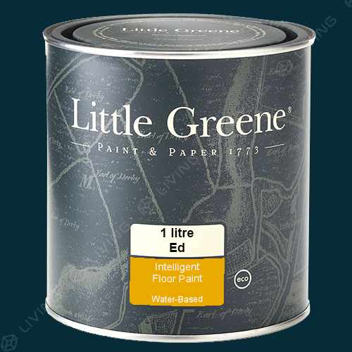 картинка Краска Little Greene Intelligent Floor Paint цвет Hicks Blue №208 от LIVING