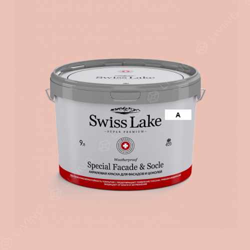картинка Краска Swiss Lake Special Faсade & Socle цвет peach bloom №1552 от LIVING