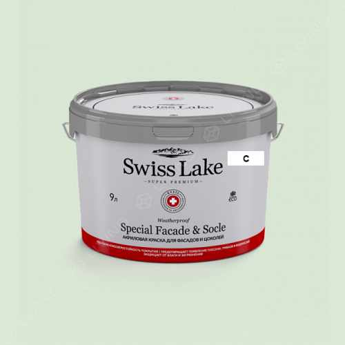картинка Краска Swiss Lake Special Faсade & Socle цвет potpourri green  №2465 от LIVING