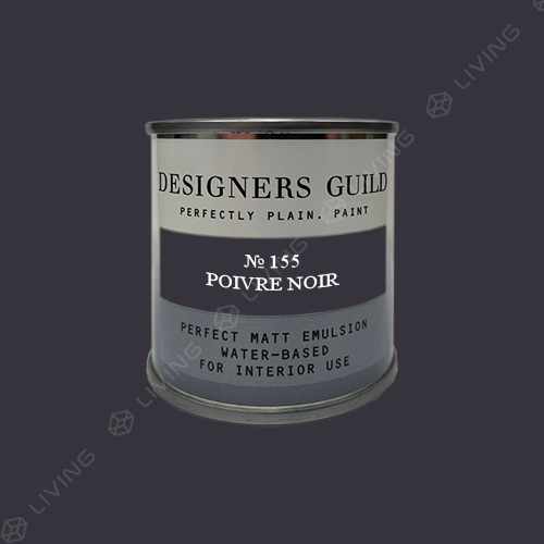 картинка Краска Designers Guild Perfect Matt Emulsion цвет POIVRE NOIR №155 от LIVING