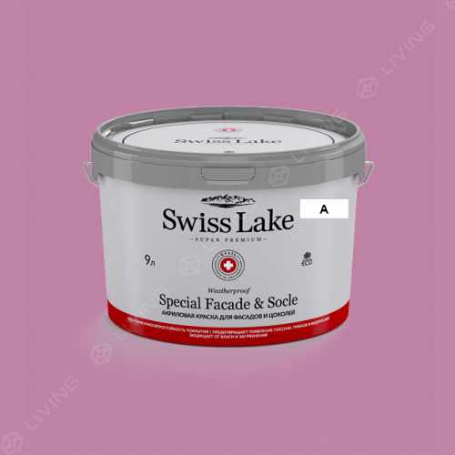 картинка Краска Swiss Lake Special Faсade & Socle цвет WILD GERANIUM №1685 от LIVING