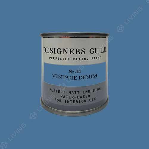 картинка Краска Designers Guild Perfect Matt Emulsion цвет VINTAGE DENIM №44 от LIVING
