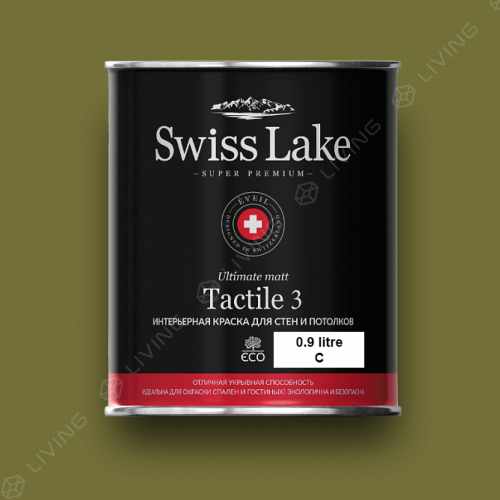 картинка Краска Swiss Lake Tactile 3 цвет dill №2559 от LIVING