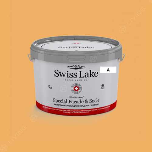 картинка Краска Swiss Lake Special Faсade & Socle цвет End of Summer №1082 от LIVING