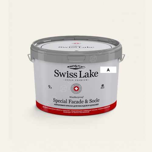 картинка Краска Swiss Lake Special Faсade & Socle цвет vanilla ice №105 от LIVING