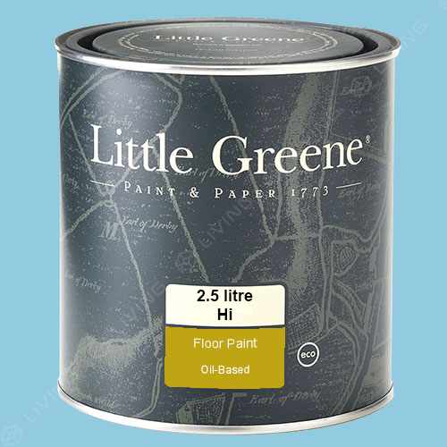 картинка Краска Little Greene Floor Paint цвет Regency Blue №253 от LIVING