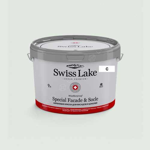 картинка Краска Swiss Lake Special Faсade & Socle цвет jocular green №2445 от LIVING