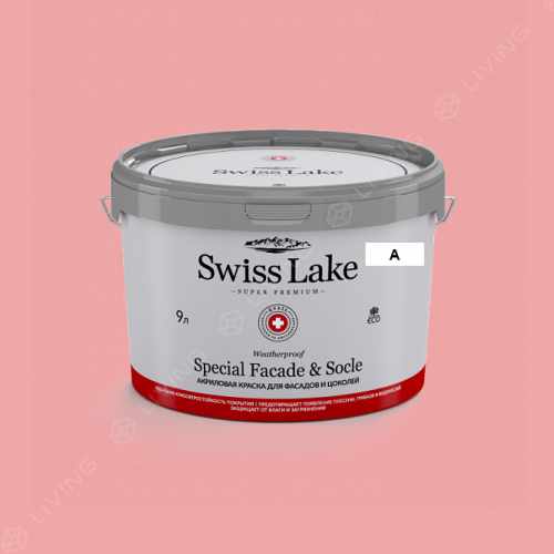 картинка Краска Swiss Lake Special Faсade & Socle цвет strawberry mojito №1319 от LIVING